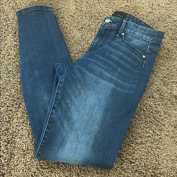 White House Black Market High Rise Denim Leggings - Picture 1 of 4